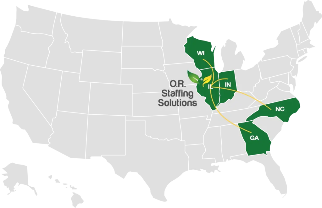 O.R. Staffing Map